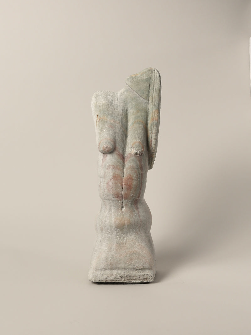 Carved Alabaster Nude Sculpture