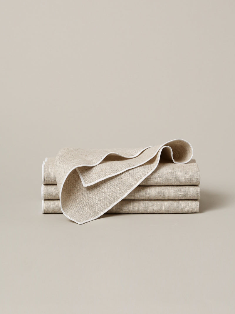 Natural Linen Napkin Set of 4