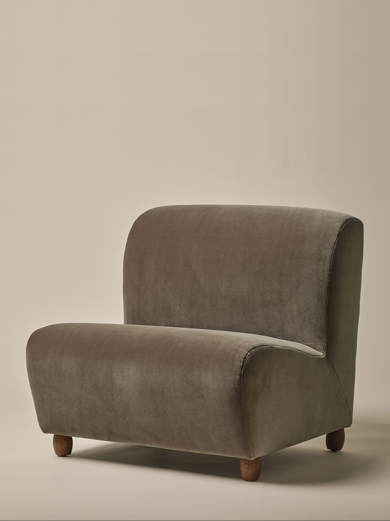 ATRIO Velvet Lounge Chair - Floor Sample