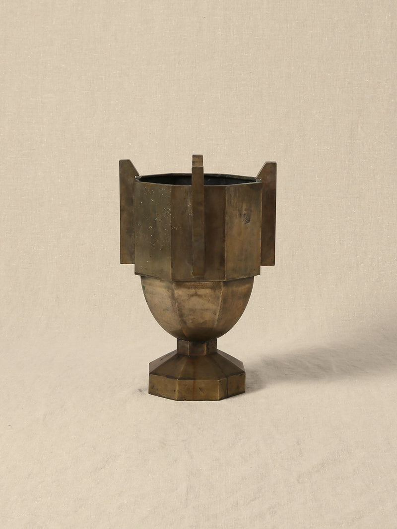 Large English Bronze Vase