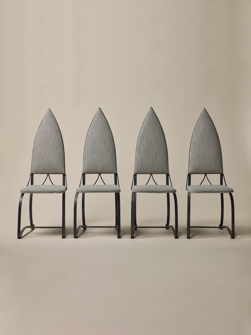 Atrio Vintage - Pyramid Back Dining Chairs - Set of 4
