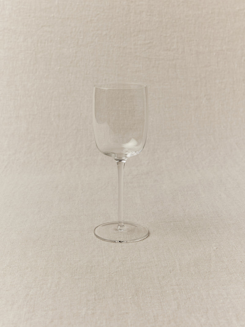Straight White Wine Glass